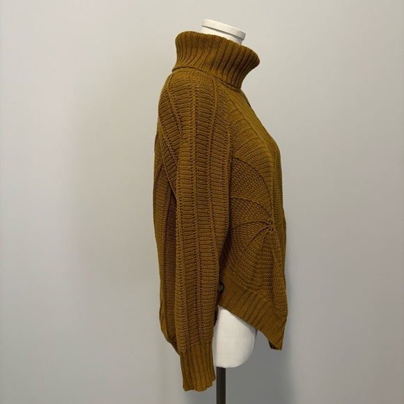 Anthropologie Angel Of The North Harvest Moon Poncho Sweater Cotton Knit Size XS - Picture 11 of 16